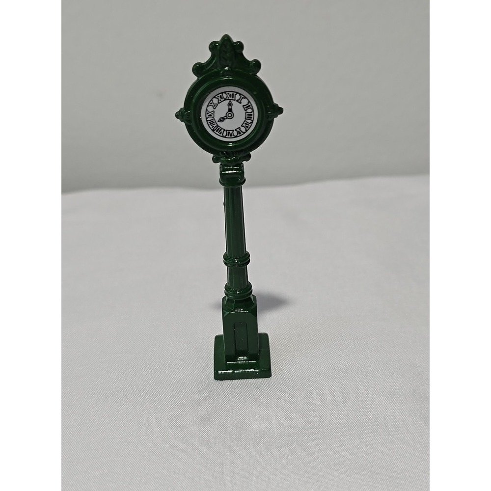 Vintage Cast Iron Miniature Village Clock from Taiwan 1:12 Scale